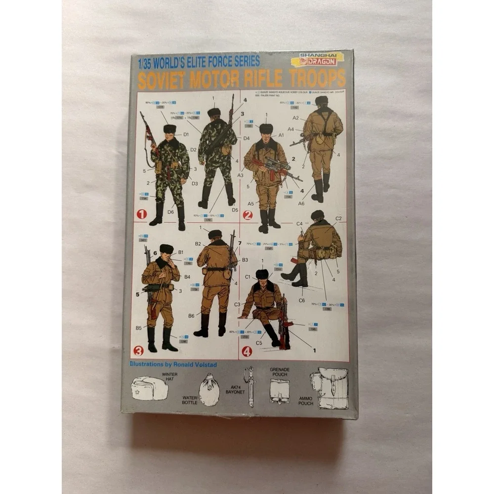 Dragon 3008 Soviet Motor Rifle Troops 1:35 Model Kit Sealed Shanghai Cold War